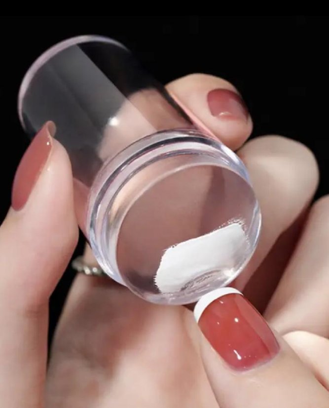 Nehtyprofi Silikónova pečiatka + stierka