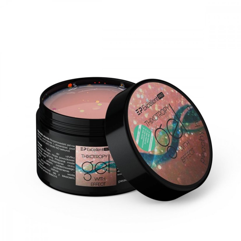 Thixotropy gel s efektem - Peachy Hexa 15g