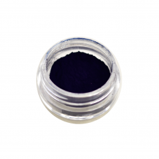 Barevný pigment na nehty - Modro-černá