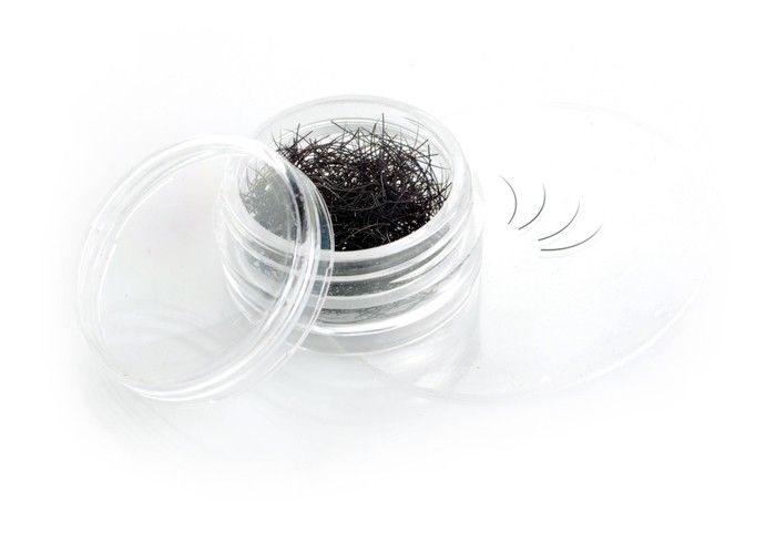 Norkové řasy s přídavkem hedvábí  J 0,15 mm x 12 mm, 0,25 g Černé