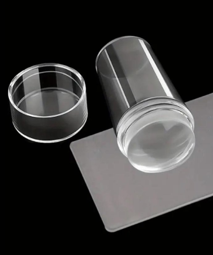 Nehtyprofi Silikónova pečiatka + stierka