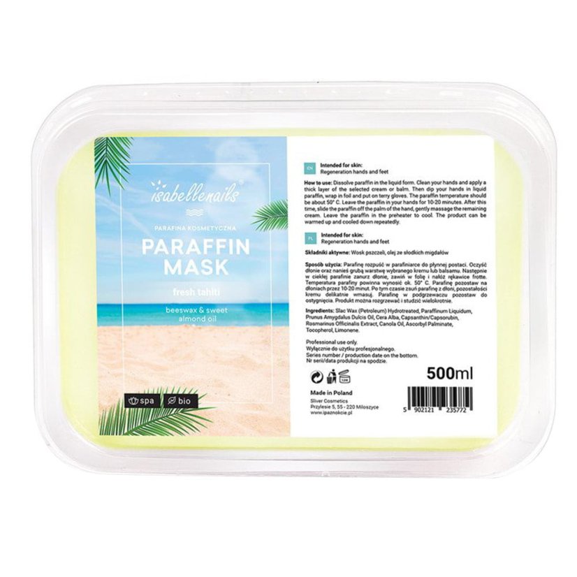 Kosmetický parafín s exotickou vůní Tahiti 500 ml