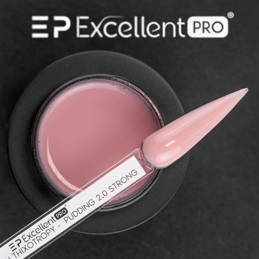 STAVEBNÝ UV/LED GEL S GÉL S TEKUTOU PAMÄTOU - Pudding 2.0 Strong 15g