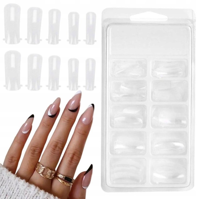 Šablony Dual formy na nechty (100 ks)