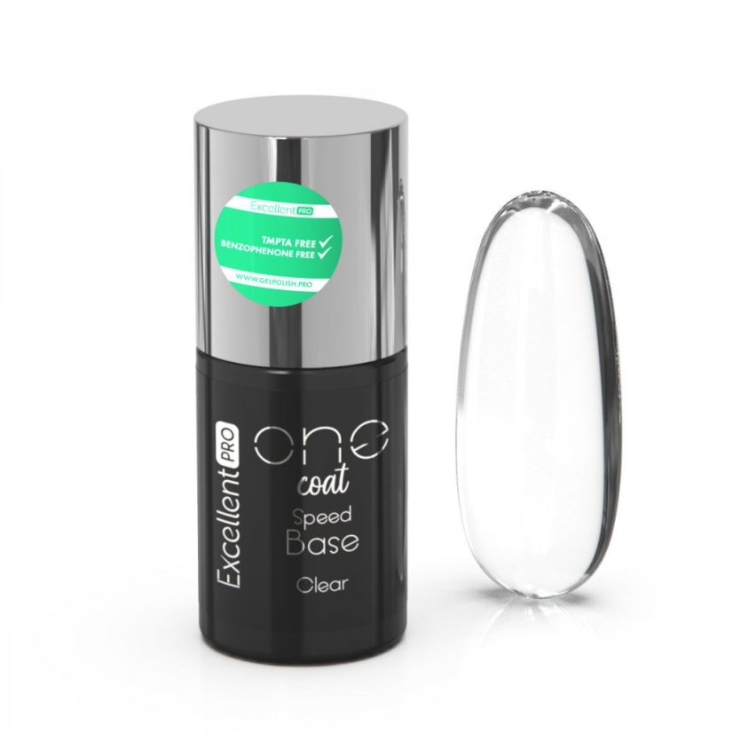 One Coat Clear Speed Base 7 g -Transparentní