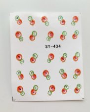 Vodolepky na zdobenie nechtov - Gombíky SY-434