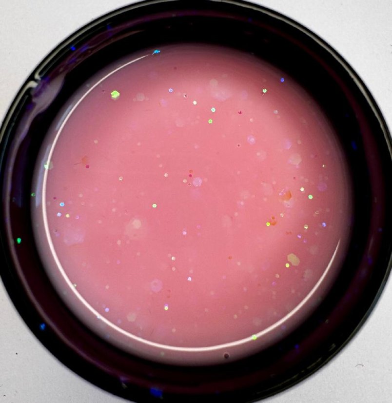 Thixotropy gel s efektom - Blush Hexagon  15g