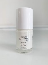 Biely lak na nechty Dekor - 10ml