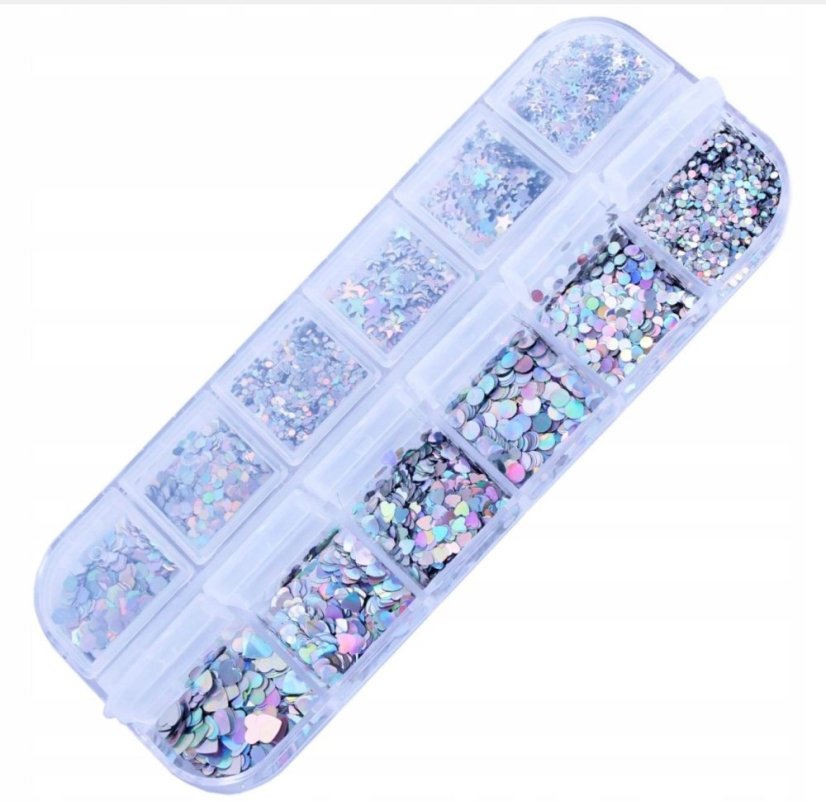 SADA OZDÔB NA NECHTY HOLO SILVER