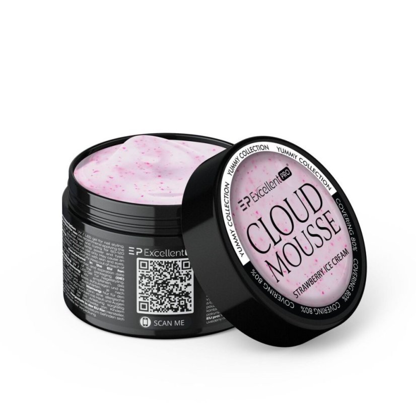 STAVEBNÝ GÉL Cloud Mousse STRAWBERRY ICE CREAM 15g