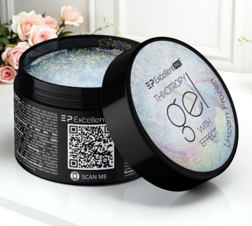 Stavebný tixotropný gél s efektom - Unicorn Frozen 15g