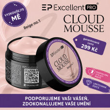 STAVEBNÍ GEL Cloud Mousse Beige no. 1-50g