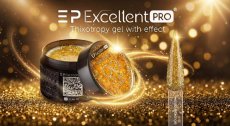 Thixotropy gel s efektom - Gold Obsession 15g