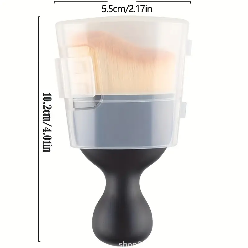 Profesionální kartáč na nehty s ochranným pouzdrem