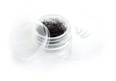 Norkové řasy s přídavkem hedvábí J 0,25 mm x 12 mm, 0,25 g Černé