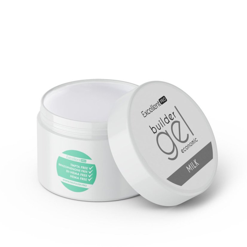 Excellent Pro UV/LED gél na nehty Economic - Milk 15ml
