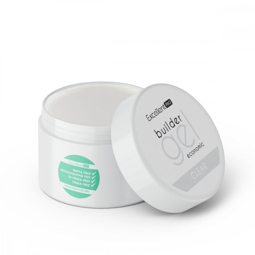 Excellent Pro UV/LED gél na nehty Economic - Clear 50g