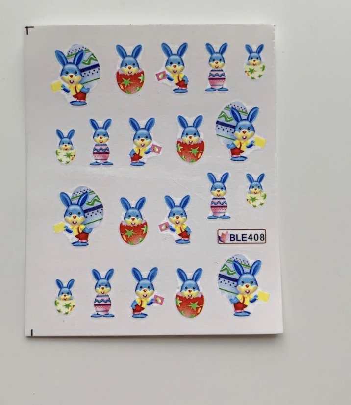 Vodolepky na zdobenie nechtov - Farebné Velikonoce BLE408