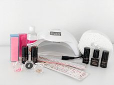 Nechtyprofi Súprava na modelovanie gélových lakov - UV/LED lampa 48W
