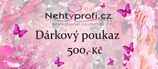 Dárkový poukaz v hodnotě 500Kč Nehtyprofi.cz