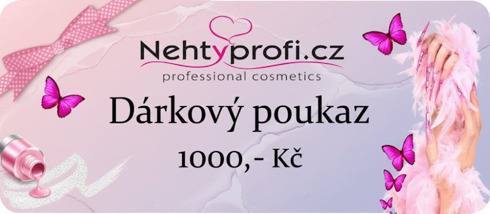 DÁRKOVÉ POUKAZY - Nehtyprofi