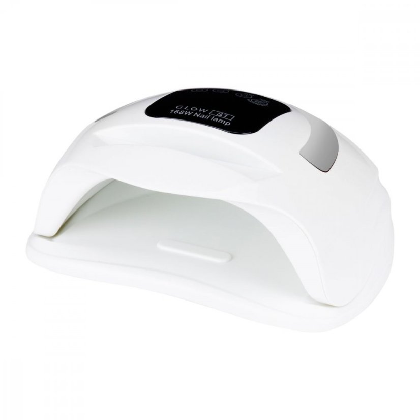 UV/LED lampa na nechty Glow S1 168W strieborný pruh
