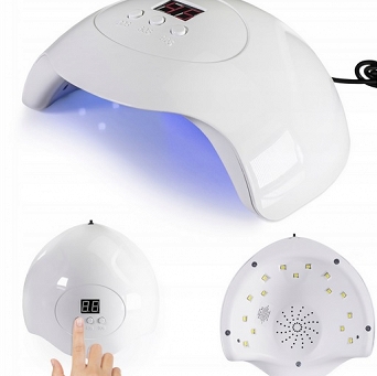 Nechtyprofi gel lak sada na modeláž s led lampou 48W