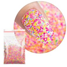 Efektové kousky na nehty Aurora Flakes – č. 17, 5 g