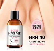 MASÁŽNÍ OLEJ NA POPRSÍ, ZPEVŇUJÍCÍ A PROHŘÍVACÍ 100ml.