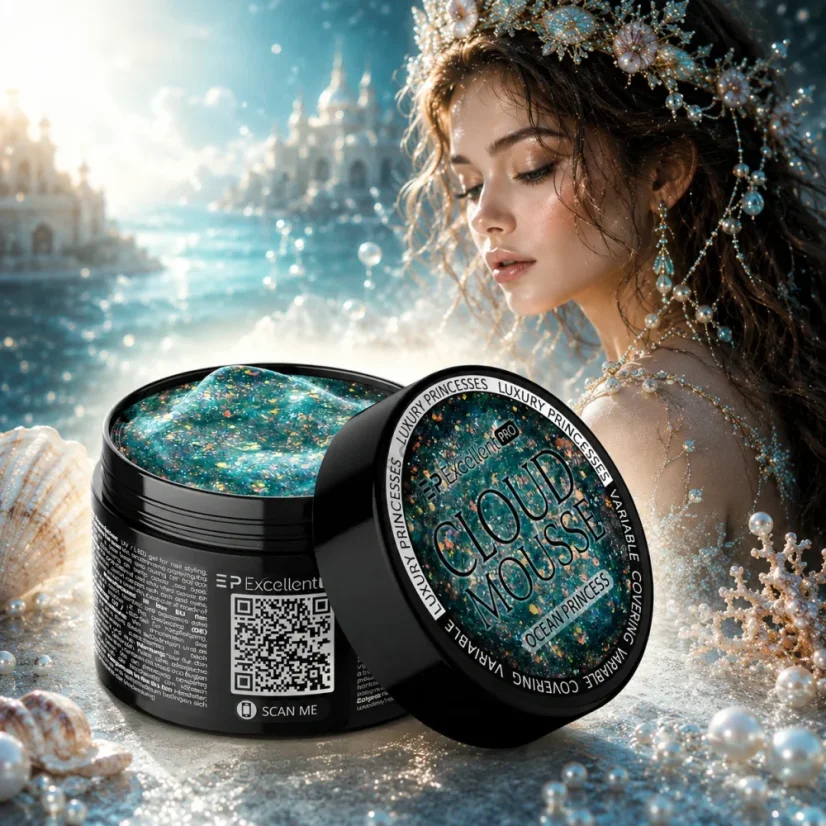 STAVEBNÍ GEL Cloud Mousse OCEAN PRINCESS 15g