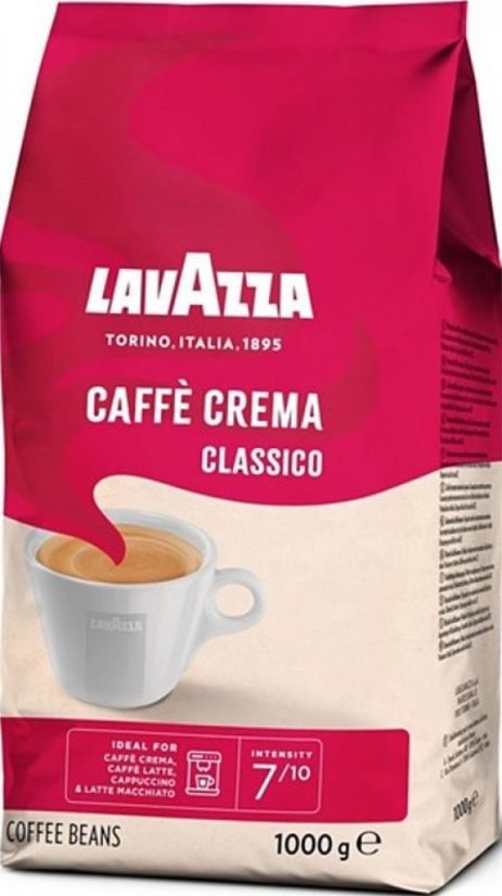 Lavazza Caffé Crema Classico zrnková káva 1 kg