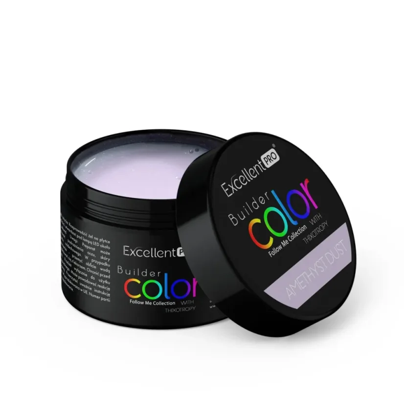 STAVEBNÍ GEL S THIXOTROPY BAREVNÝ - Amethyst Dust 15g
