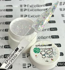 EXCELLENT PRO GEL S TŘPYTKAMI PRINCESSA EFEKT 06 ,15 g