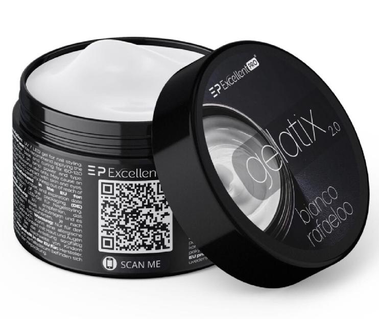 GELATIX UV/LED želatínový gel na nechty - 2.0 Bianco Rafaeloo 15g