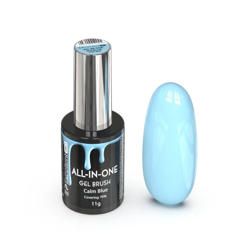 ALL-IN-ONE gél v fľaštičke – Brush Calm Blue 11g