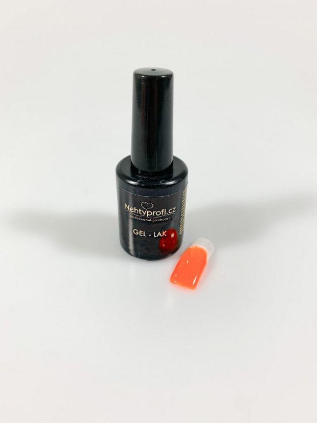 Gél lak na nechty  Elitte č.3 - Fosforovo oranžový 15ml