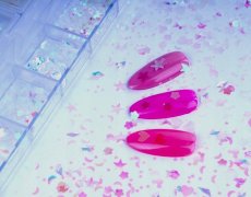 SADA OZDOBY NA NEHTY SRDÍČKA HVĚZDIČKY TEČKY