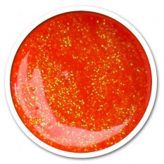 UV/LED gel na nehty G59 - Light orange glitter 5ml